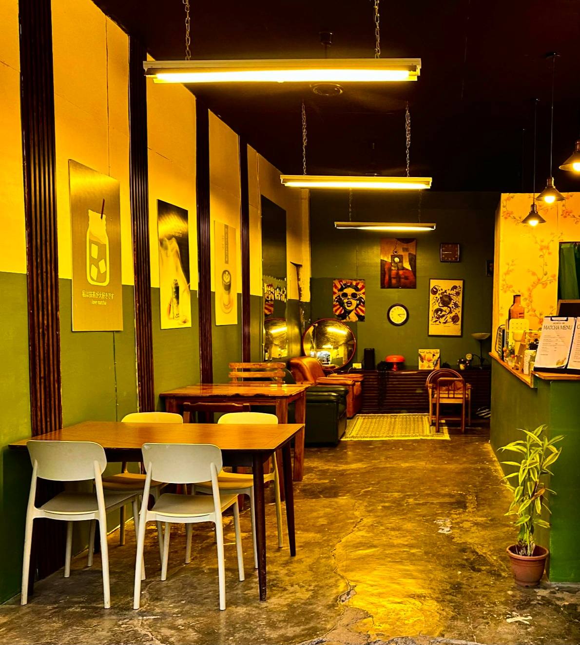 GAB Matcha Bar interior